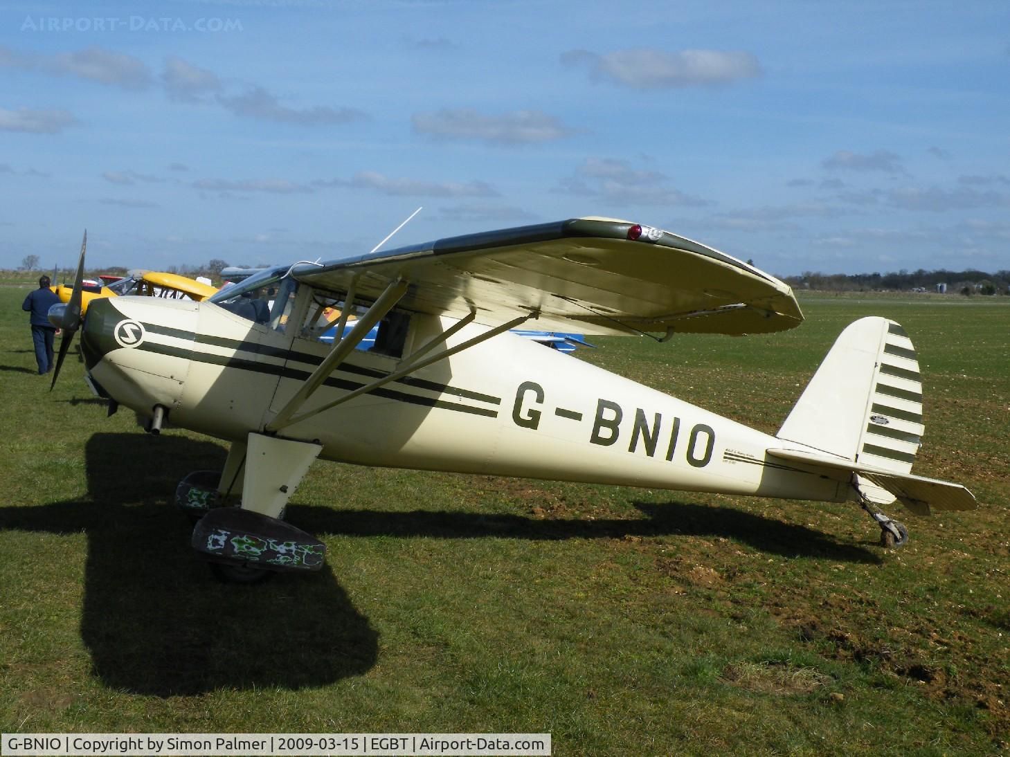 G-BNIO, 1946 Luscombe 8A C/N 2120, Luscombe Silvaire at Turweston