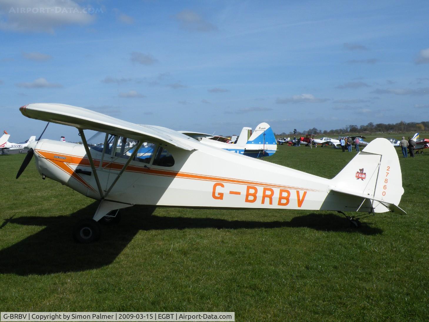 G-BRBV, 1941 Piper J-4A Cub Coupe C/N 4-1080, Cub Coupe at Turweston