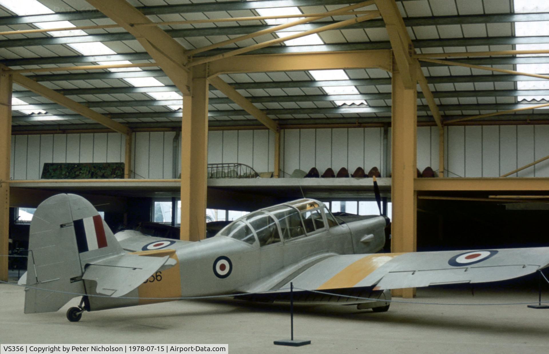 VS356, 1950 Percival P40 Prentice T.1 C/N 5830/3, Part of the Strathallan Collection as seen at the 1978 Open Day.