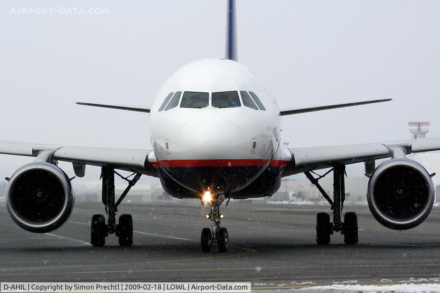 D-AHIL, 2008 Airbus A319-112 C/N 3589, D-AHIL @ Linz Airport