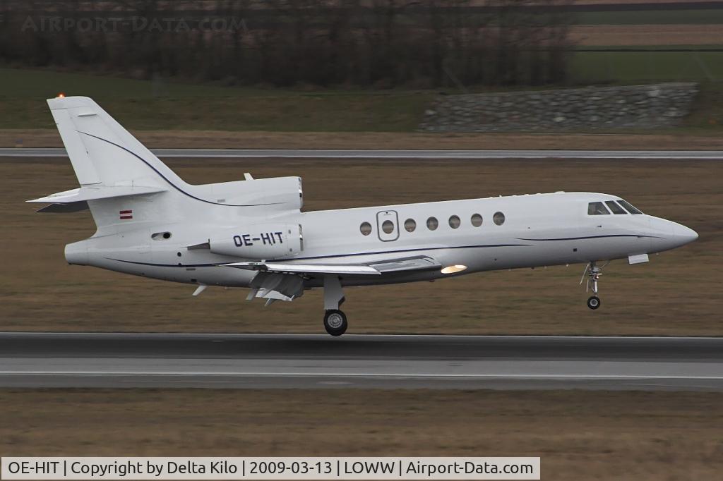 OE-HIT, 1990 Dassault Falcon 50 C/N 222, owner Flick Ingrid
