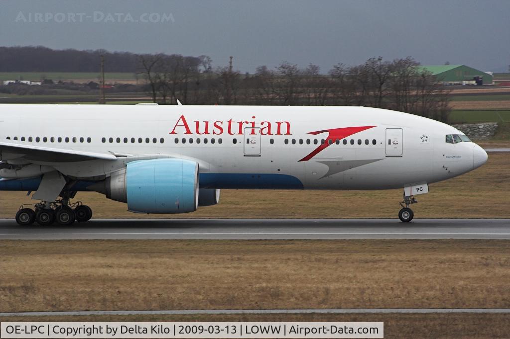 OE-LPC, 2002 Boeing 777-2Z9/ER C/N 29313, AUSTRIAN AIRLINES