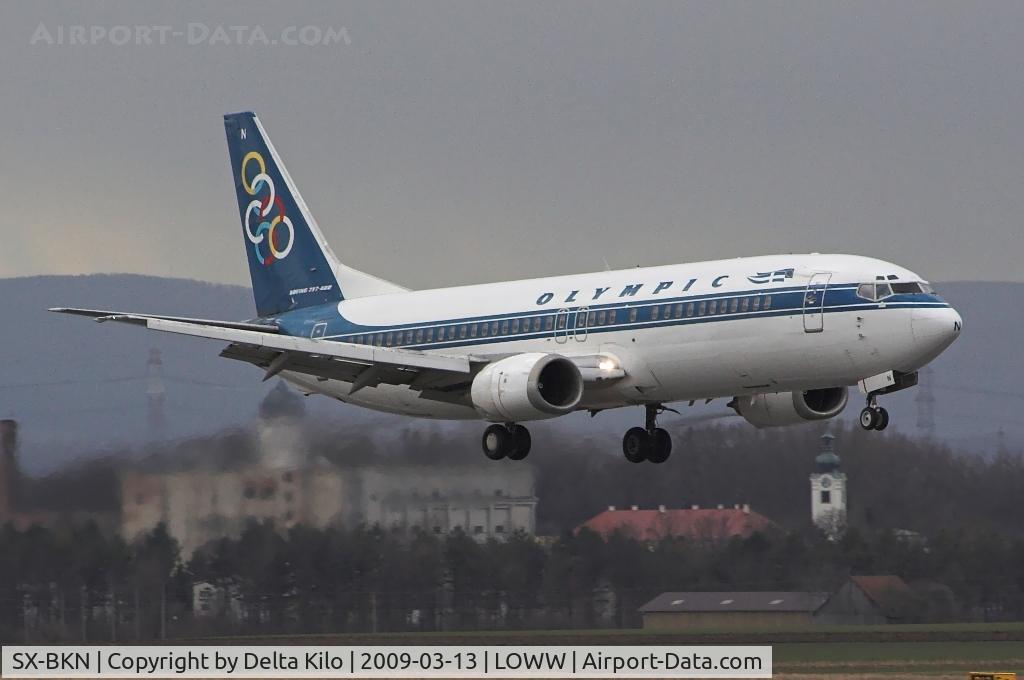 SX-BKN, 1992 Boeing 737-4Q8 C/N 26281/2380, OLYMPIC AIRWAYS B737