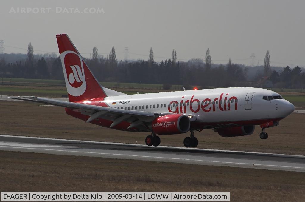 D-AGER, 1998 Boeing 737-75B C/N 28107, AIR BERLIN