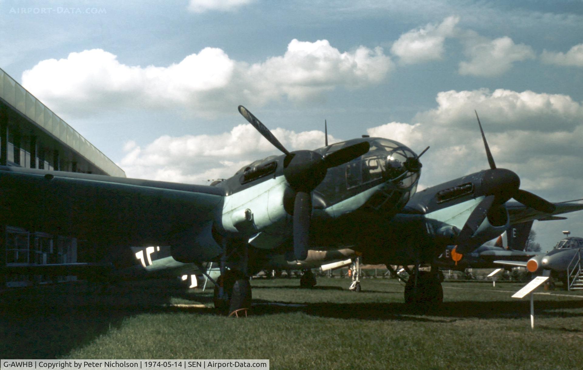 G-AWHB, 1951 CASA 2-111D C/N 167, Ex Spanish Air Force B.2-137 it was marked as Luftwaffe 6J+PR for the film 