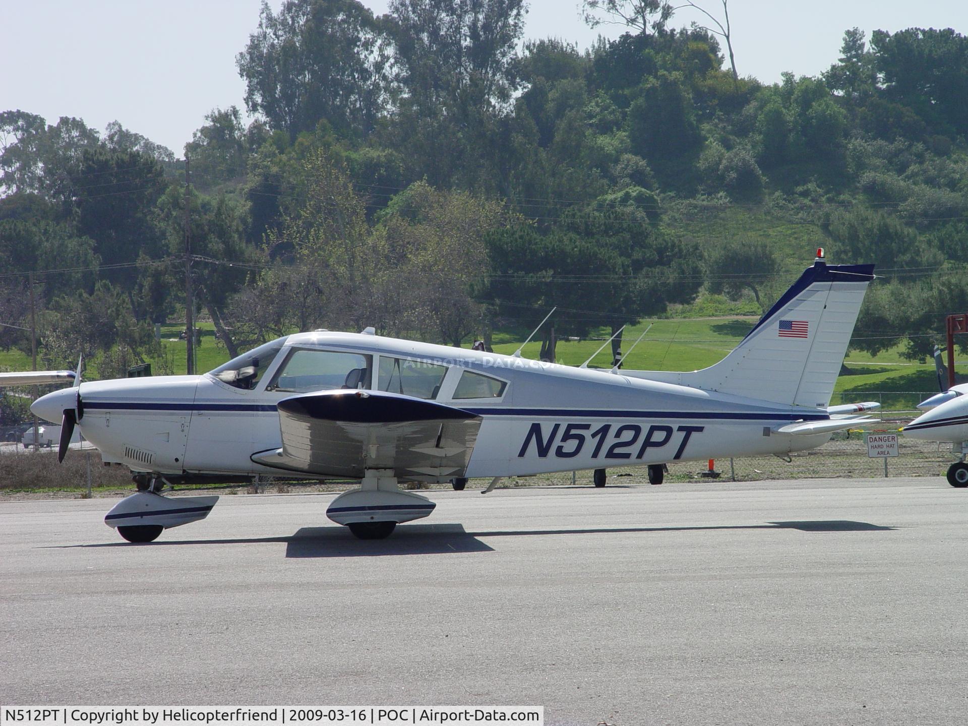 N512PT, 1972 Piper PA-28-180 Cherokee C/N 28-7305101, Parked at Howard Aviation