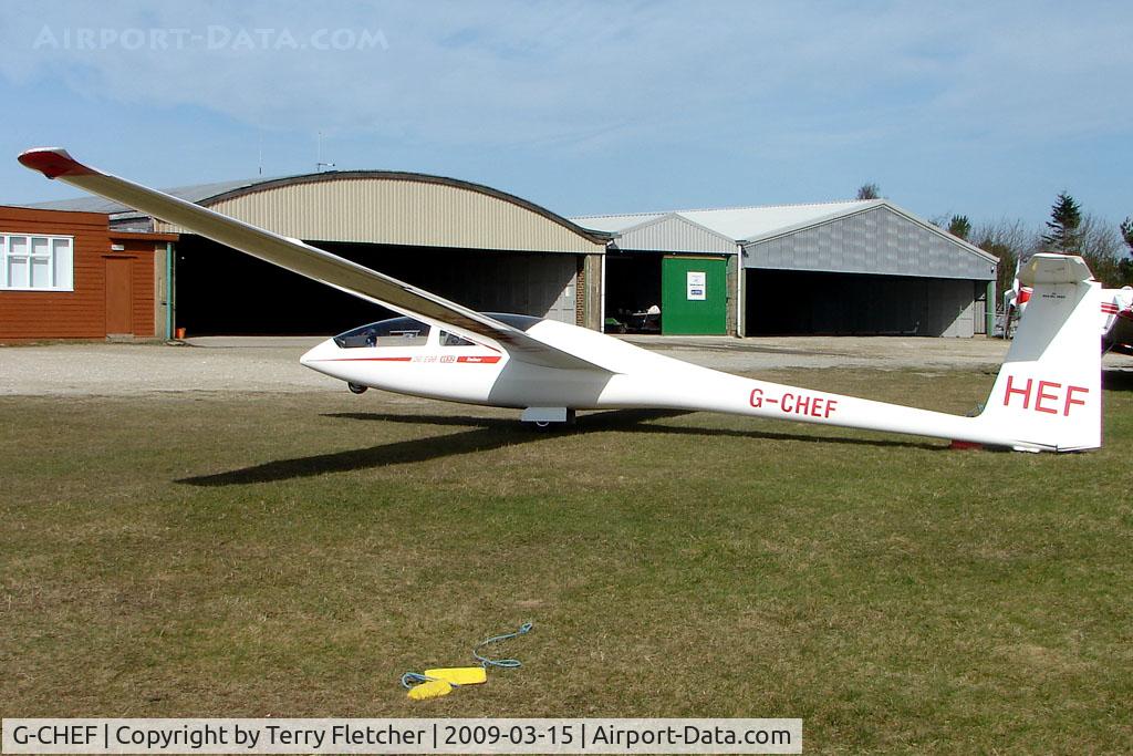 G-CHEF, Elan DG-500 Trainer C/N 5E53T20, Glider at Sutton Bank