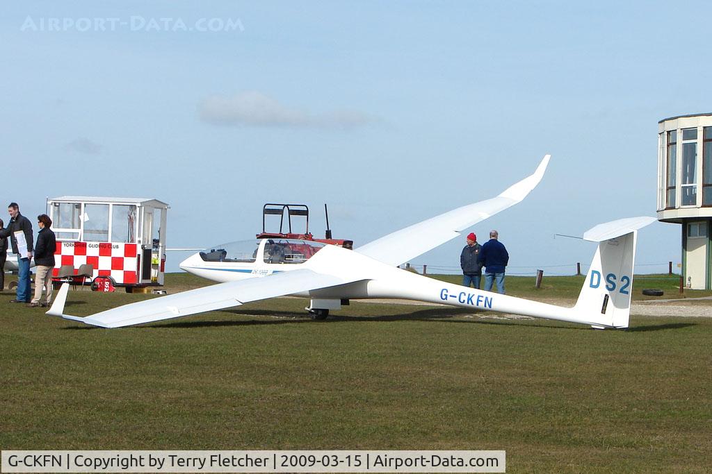 G-CKFN, 2003 DG Flugzeugbau DG-1000S C/N 10-29S28, Glider at Sutton Bank