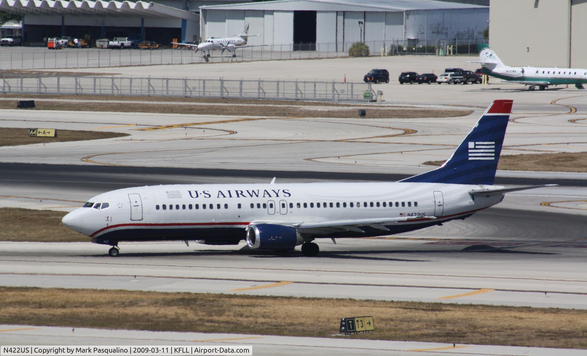 N422US, 1989 Boeing 737-401 C/N 23989, Boeing 737-400