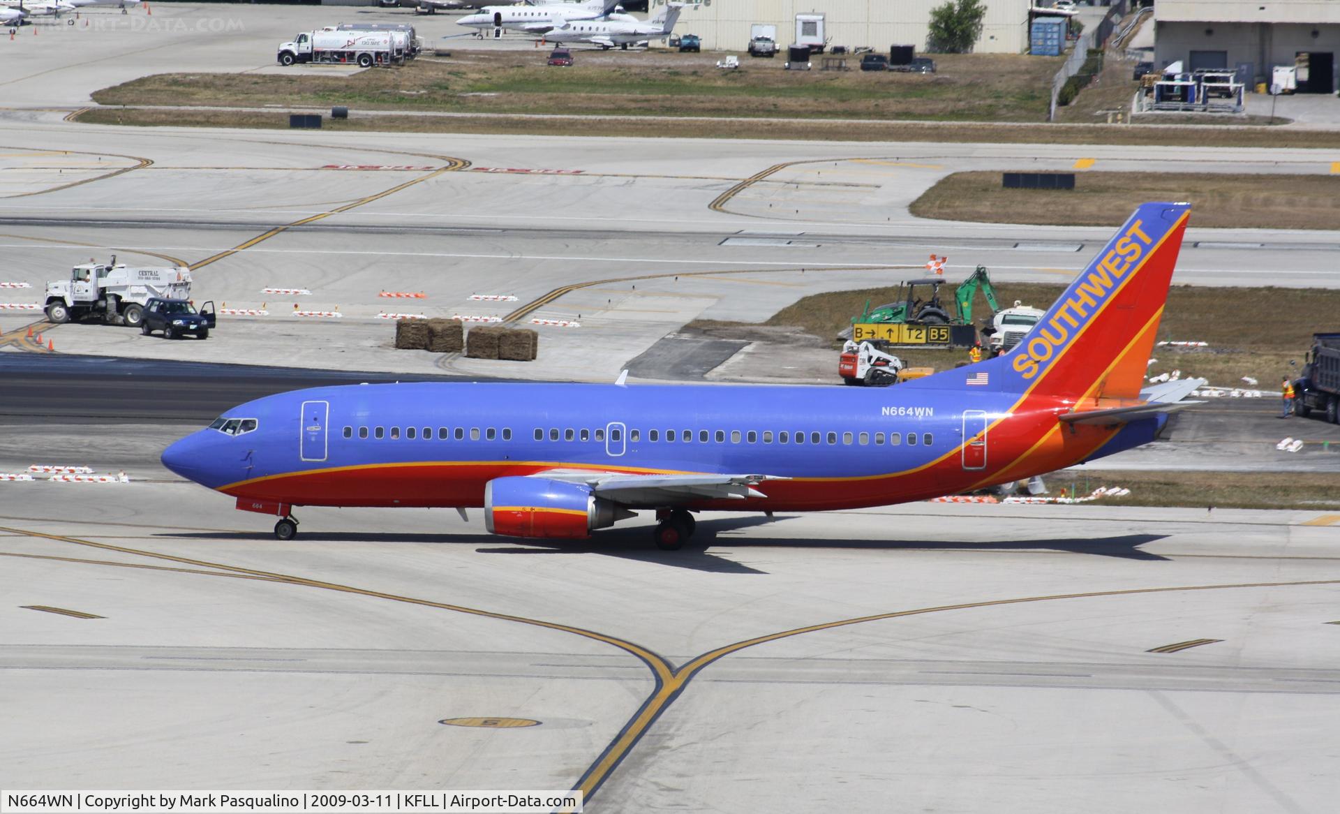 N664WN, 1986 Boeing 737-3Y0 C/N 23495, Boeing 737-300