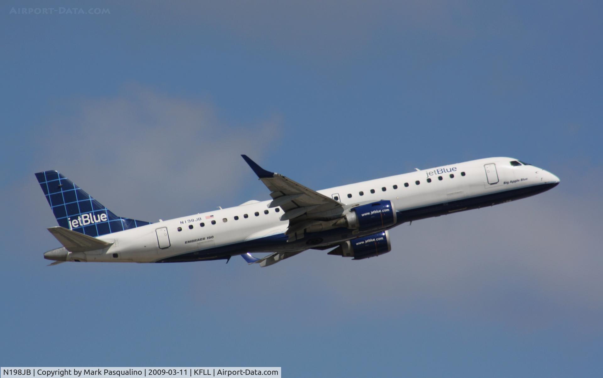 N198JB, 2006 Embraer 190AR (ERJ-190-100IGW) C/N 19000021, ERJ 190-100 IGW