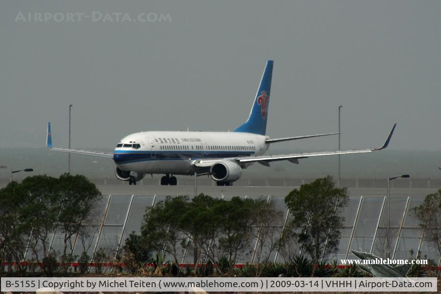 B-5155, 2001 Boeing 737-8K5 C/N 30783, China Southern Airlines