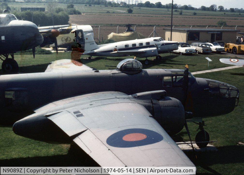 N9089Z, 1944 North American TB-25N Mitchell C/N 108-34136, Marked as RAF Mitchell III HD 368 of 98 Squadron when on display at the Historic Aircraft Museum at Southend Airport.