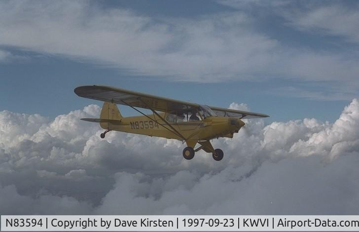 N83594, 1977 Piper PA-18-150 Super Cub C/N 18-7709095, Enroute to Watsonville