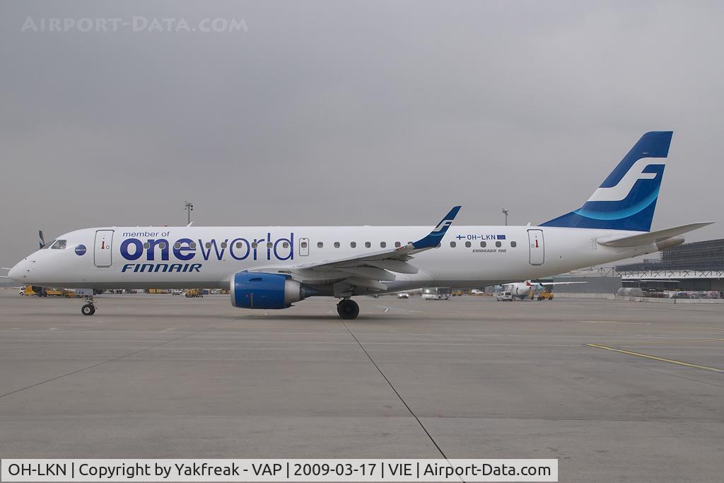 OH-LKN, 2009 Embraer 190LR (ERJ-190-100LR) C/N 19000252, Finnair Embraer 190