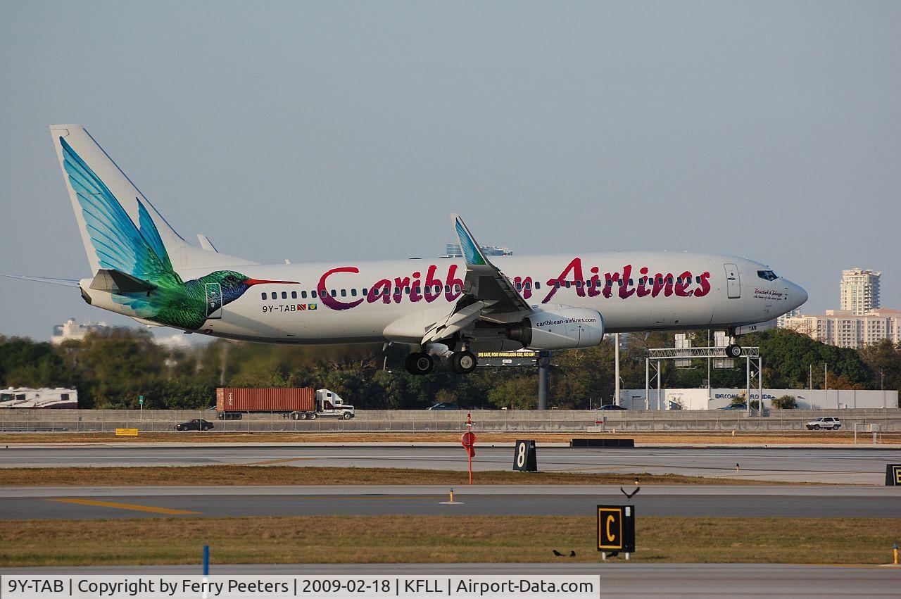 9Y-TAB, 2000 Boeing 737-8Q8 C/N 28233, Almost there!
