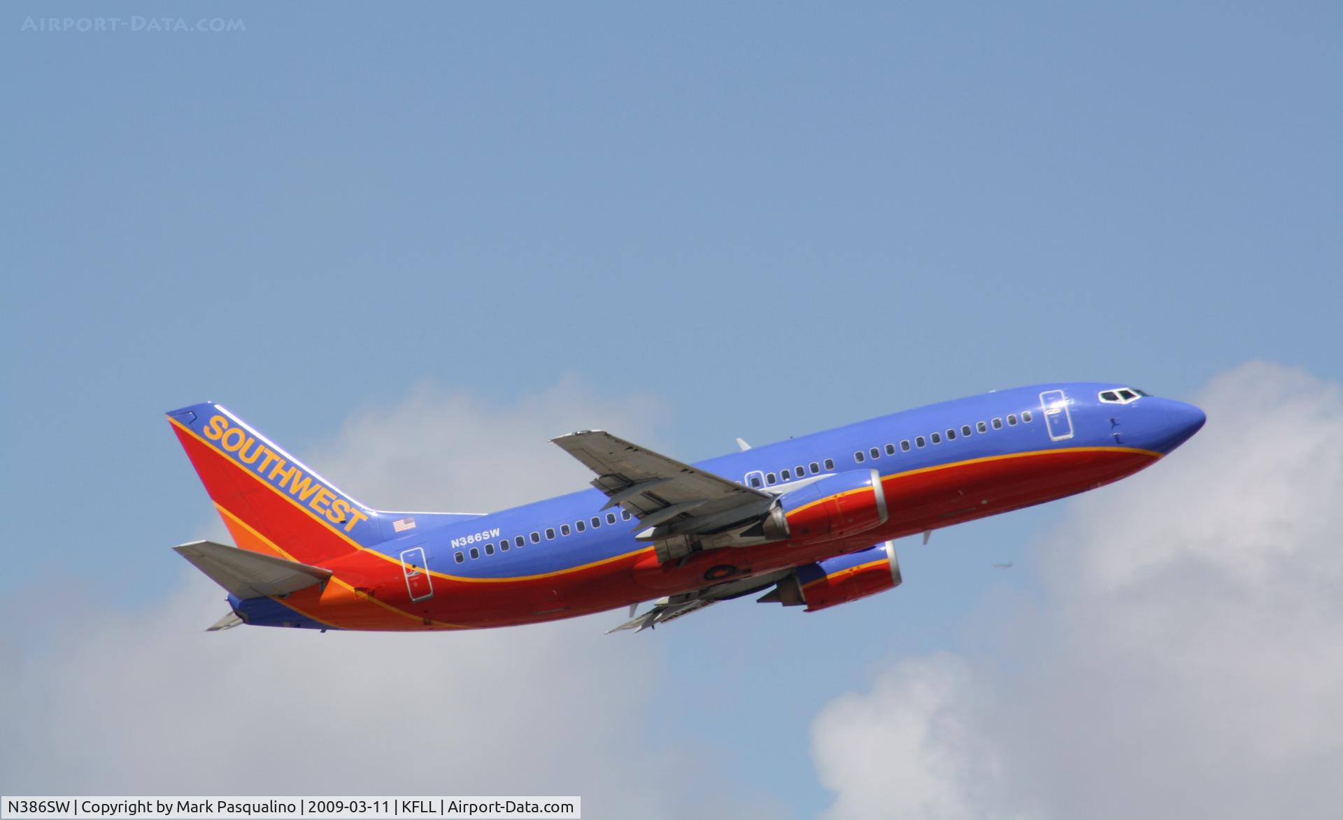 N386SW, 1994 Boeing 737-3H4 C/N 26601, Boeing 737-300