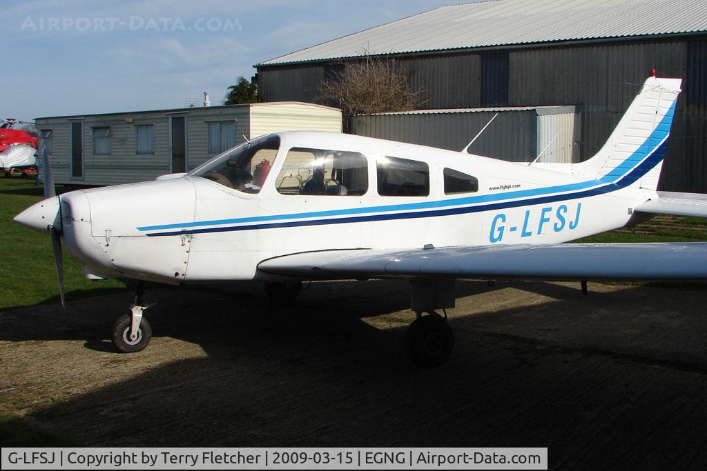 G-LFSJ, 1979 Piper PA-28-161 Cherokee Warrior II C/N 28-7916536, Piper PA-28-161 at Bagby
