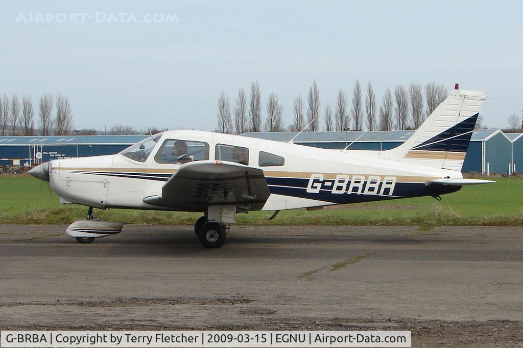 G-BRBA, 1979 Piper PA-28-161 Cherokee Warrior II C/N 28-7916109, Piper PA-28-161 at Full Sutton