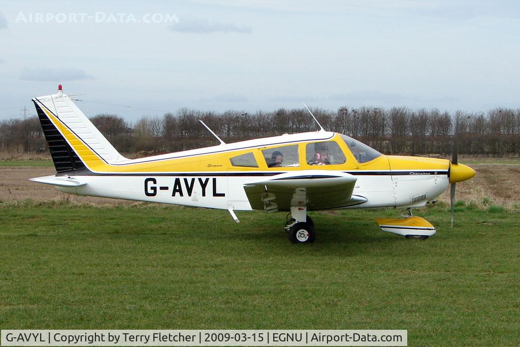 G-AVYL, 1968 Piper PA-28-180 Cherokee D C/N 28-4622, Piper PA-28-180 at Full Sutton