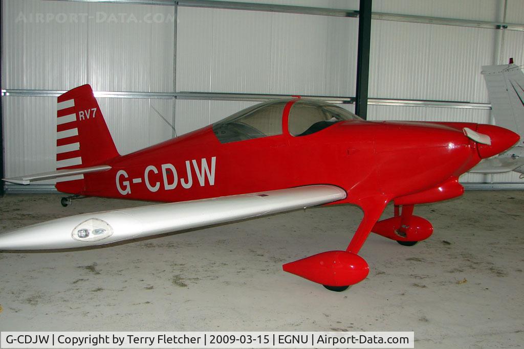 G-CDJW, 2006 Vans RV-7 C/N PFA 323-14045, Vans RV-7 at Full Sutton