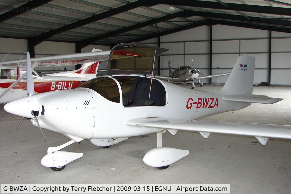 G-BWZA, 1997 Europa Tri-Gear C/N PFA 247-12626, Europa at Full Sutton