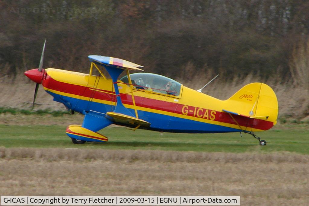 G-ICAS, 1996 Aviat Pitts S-2B Special C/N 5344, Colourful Pitts at Full Sutton