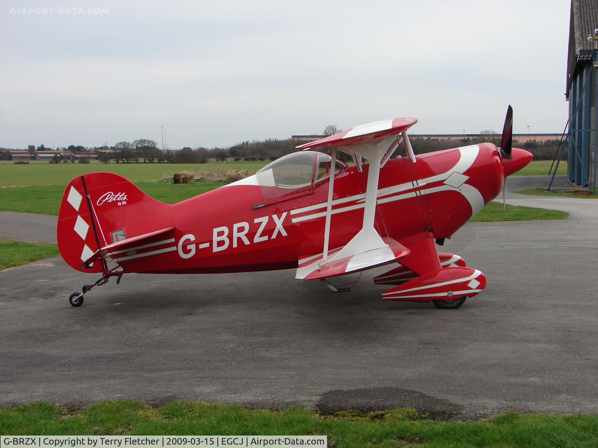 G-BRZX, 1984 Pitts S-1S Special C/N 711-H, Pitts S-1S at Sherburn