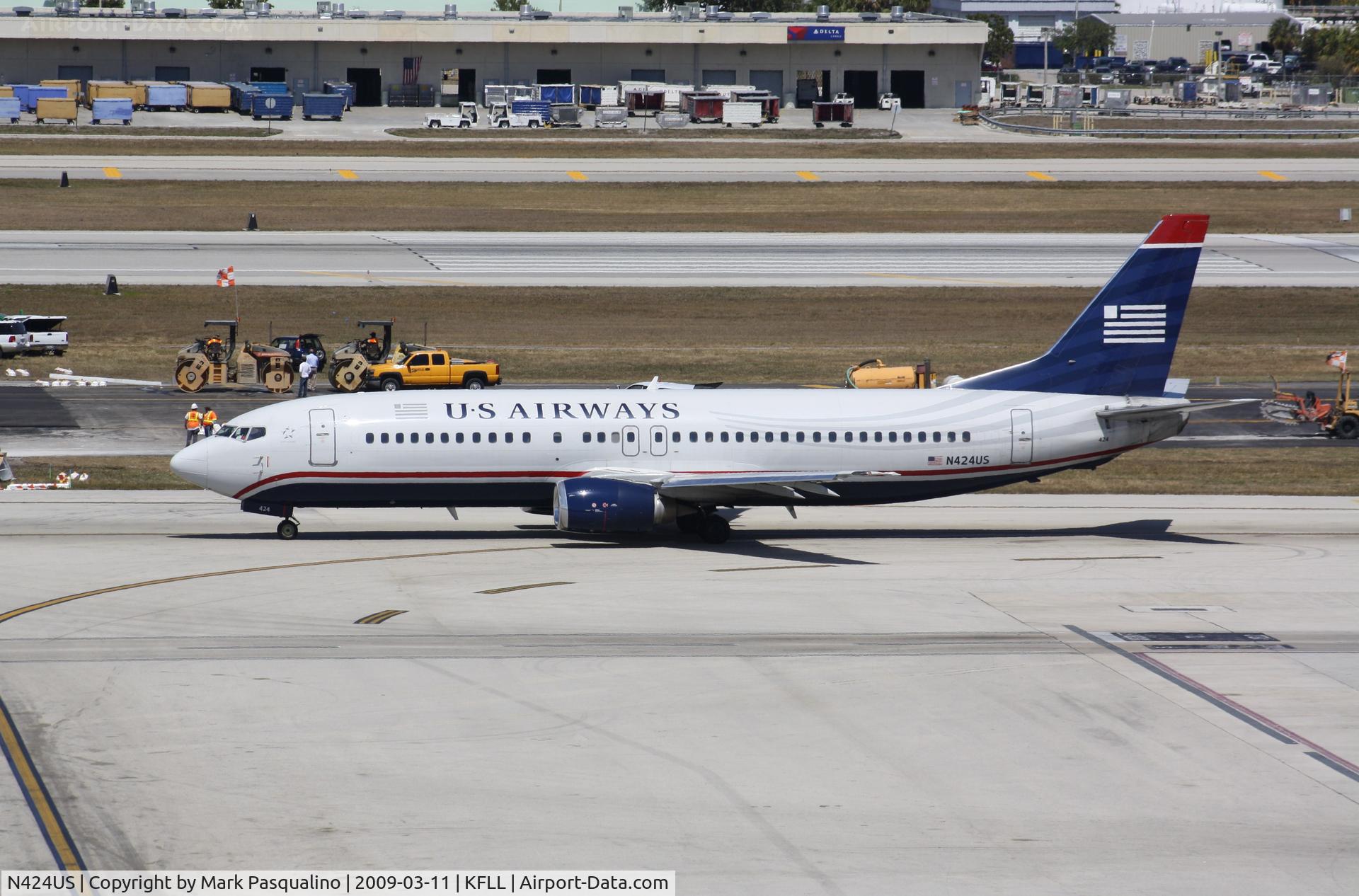 N424US, 1989 Boeing 737-401 C/N 23991, Boeing 737-400