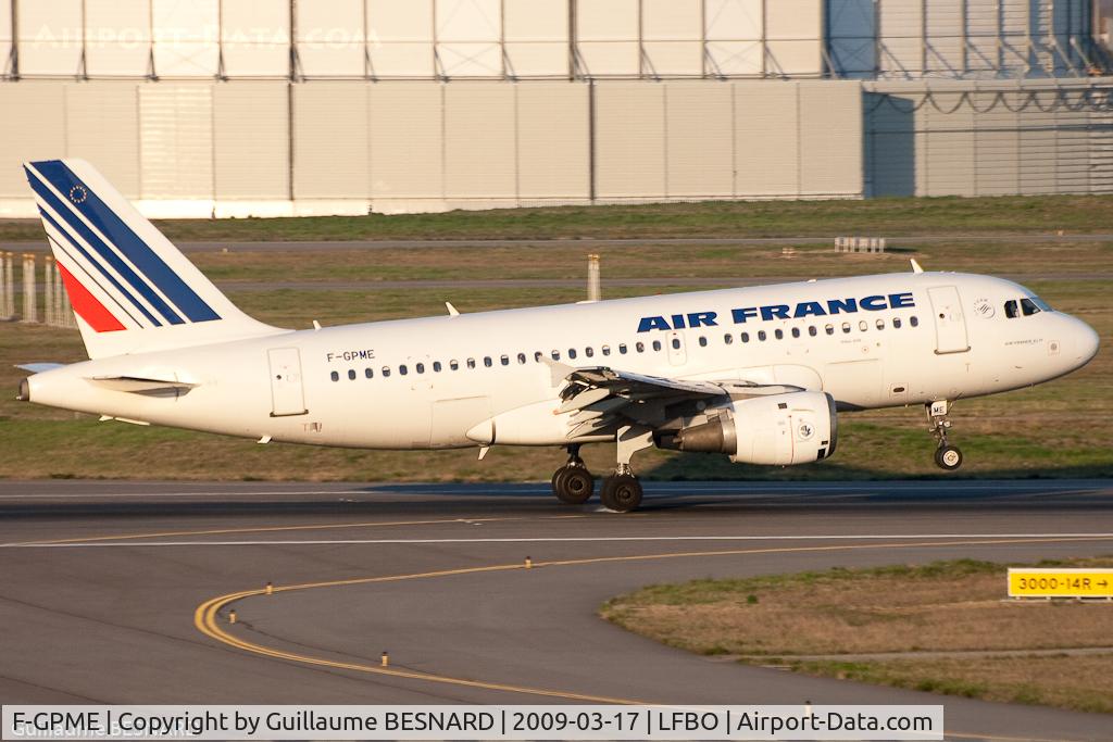 F-GPME, 1996 Airbus A319-113 C/N 625, Landing 14R