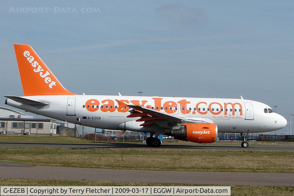G-EZEB, 2004 Airbus A319-111 C/N 2120, Easyjet A319 at Luton