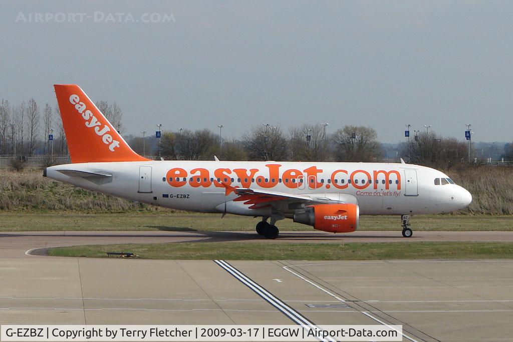 G-EZBZ, 2007 Airbus A319-111 C/N 3184, Easyjet A319 at Luton