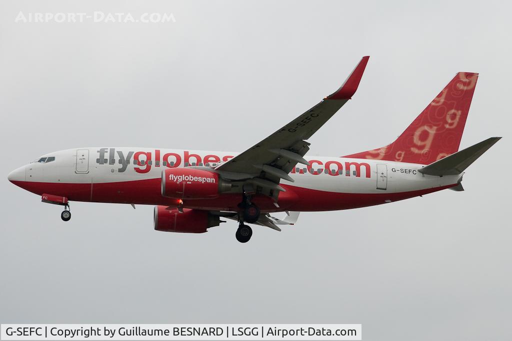 G-SEFC, 2007 Boeing 737-7Q8 C/N 30687, Landing 05