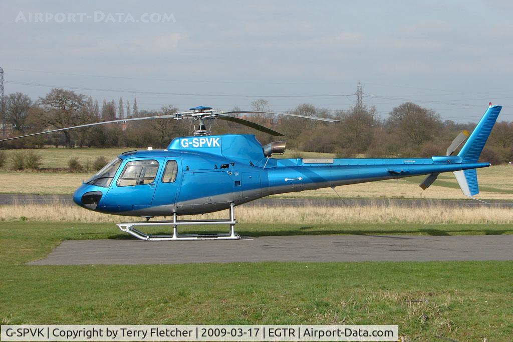 G-SPVK, 2007 Eurocopter AS-350B-3 Ecureuil Ecureuil C/N 4301, AS350B3 at Elstree