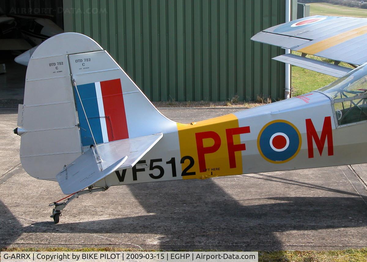 G-ARRX, 1946 Auster 6A Tugmaster C/N 2281, ROMEO X-RAY IN THE POST WAR MARKINGS OF 43 OTU RAF