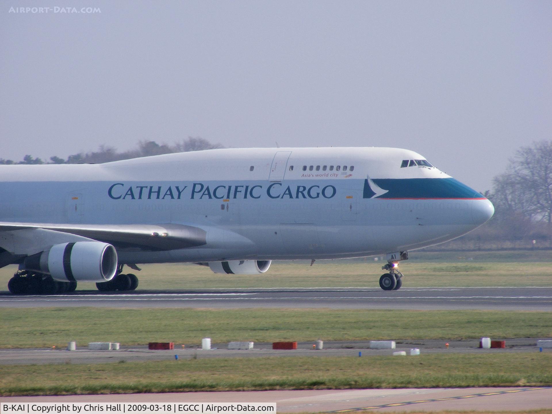 B-KAI, 1994 Boeing 747-412 C/N 27217, Cathay Pacific Cargo
