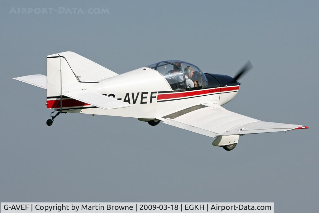 G-AVEF, 1963 SAN Jodel D-150 Mascaret C/N 16, Student pilot under instruction