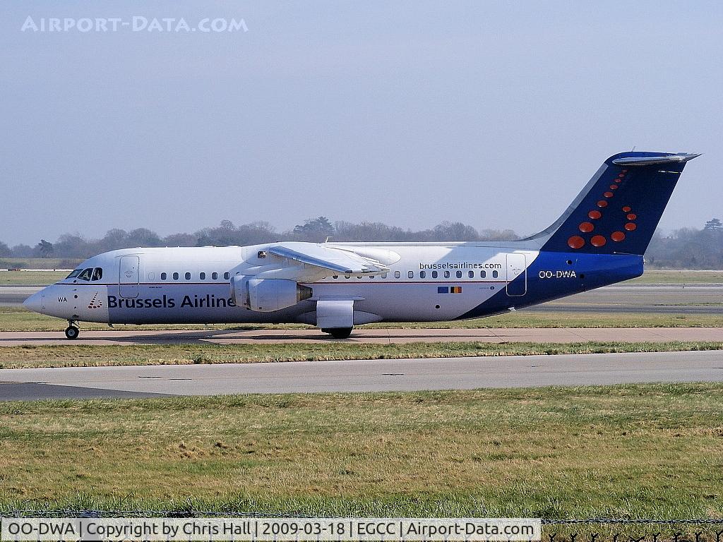 OO-DWA, 1997 British Aerospace Avro 146-RJ100 C/N E3308, Brussels Airlines