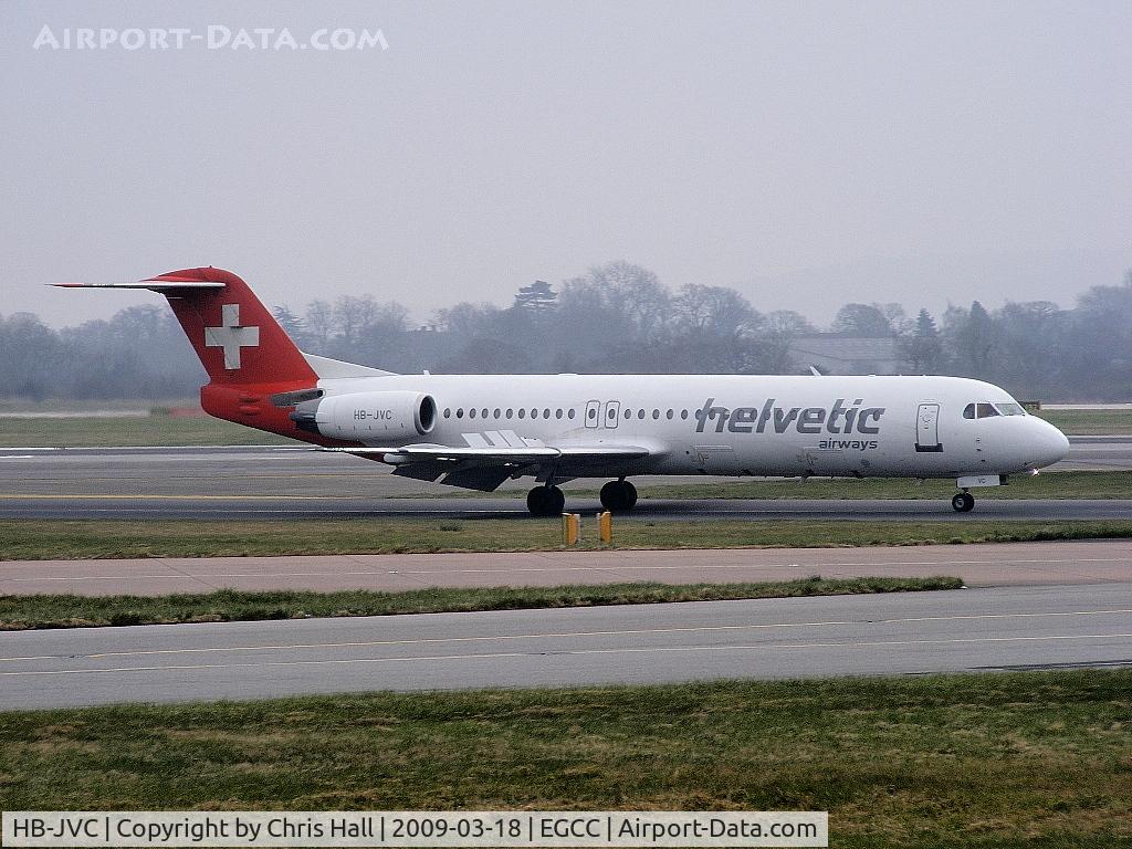 HB-JVC, 1994 Fokker 100 (F-28-0100) C/N 11501, Helvetic Airways