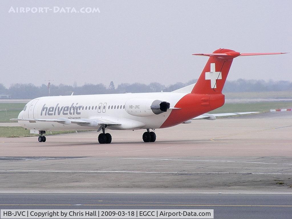HB-JVC, 1994 Fokker 100 (F-28-0100) C/N 11501, Helvetic Airways