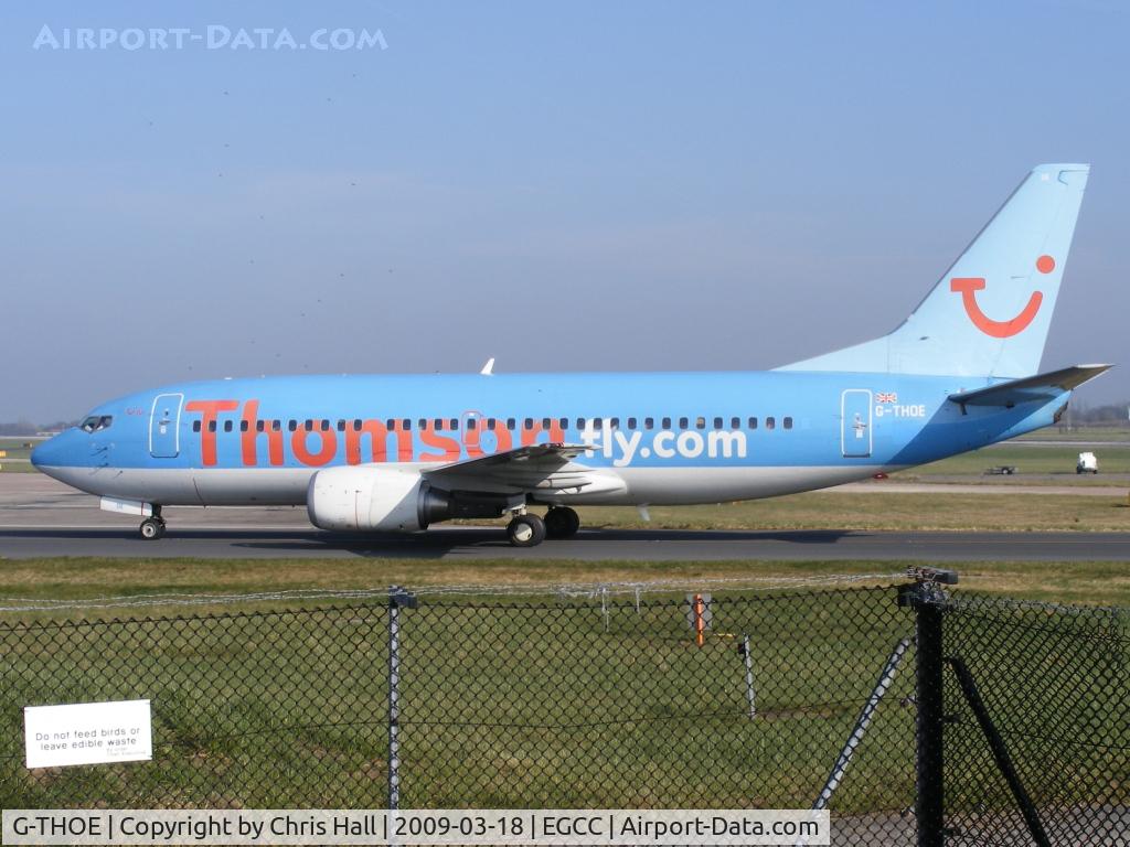 G-THOE, 1995 Boeing 737-3Q8 C/N 26313, Thomson