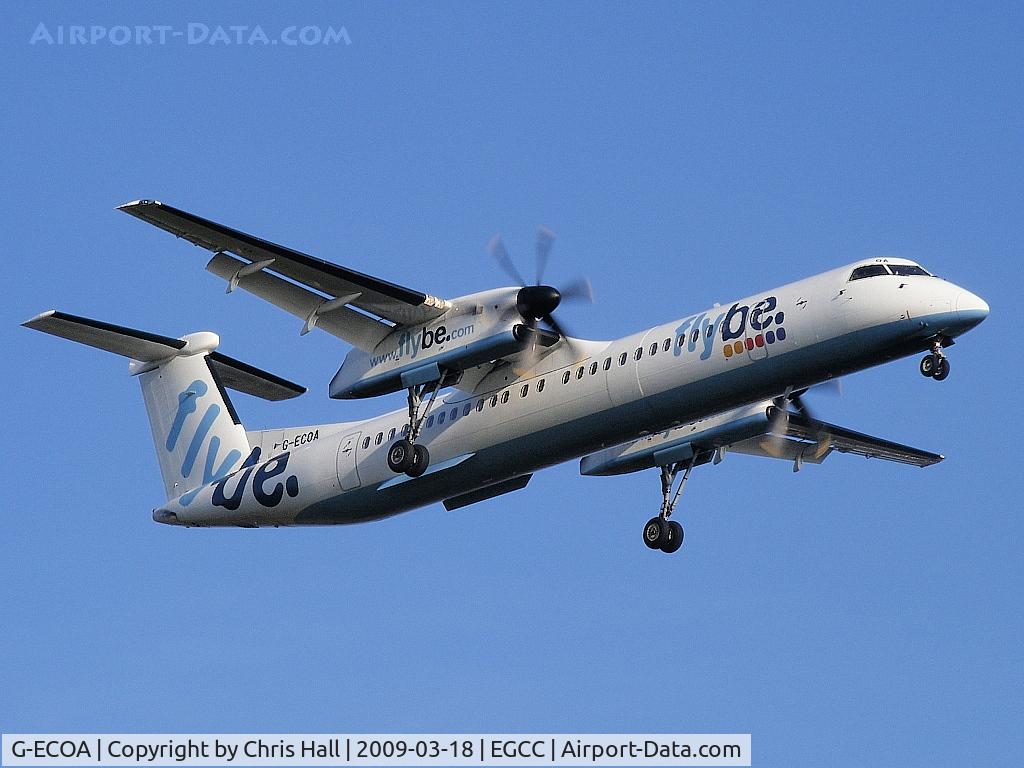 G-ECOA, 2007 De Havilland Canada DHC-8-402Q Dash 8 C/N 4180, flybe