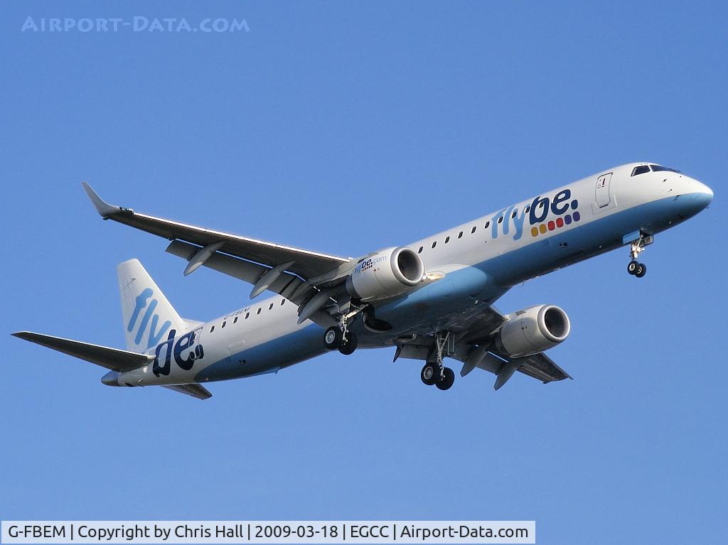 G-FBEM, 2008 Embraer 195LR (ERJ-190-200LR) C/N 19000204, flybe