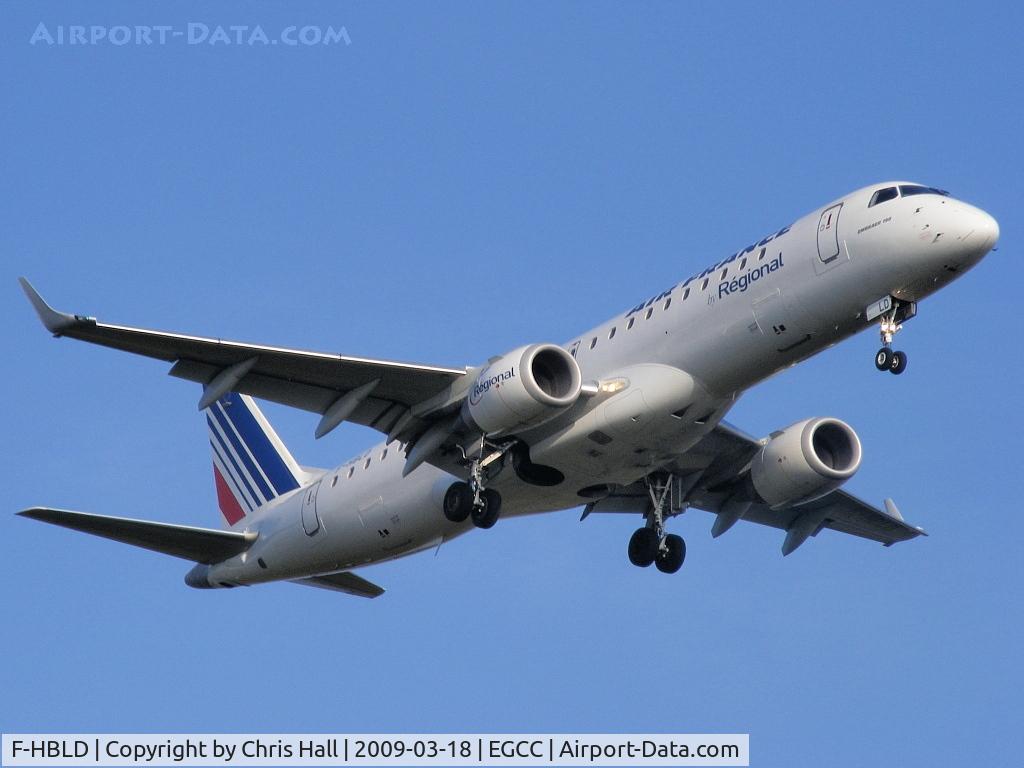F-HBLD, 2007 Embraer 190LR (ERJ-190-100LR) C/N 19000113, Air France operated by Regional
