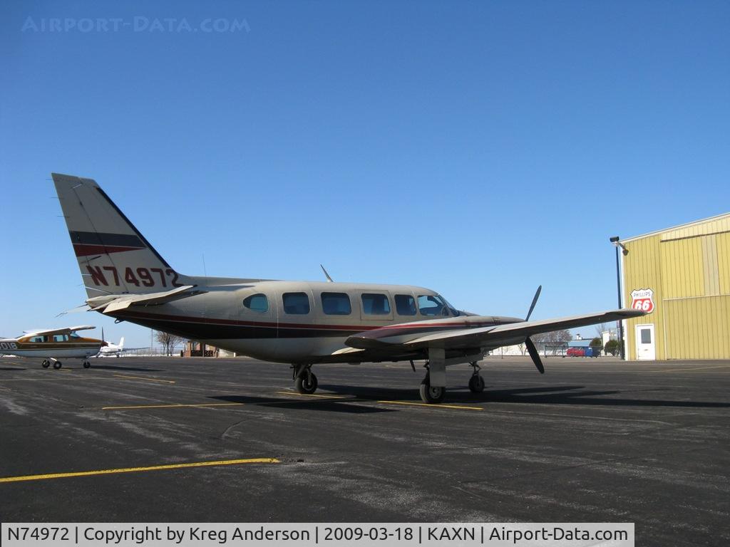 N74972, 1973 Piper PA-31-350 Chieftain C/N 31-7305123, New angle for me.