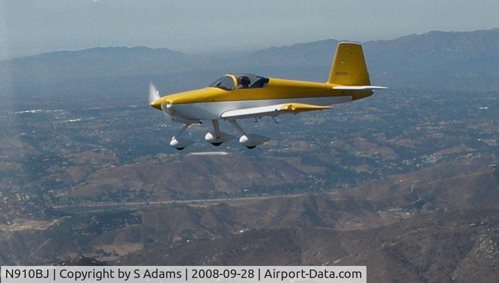 N910BJ, 2002 Vans RV-9A C/N 90367, N910BJ in flight San Diego CA