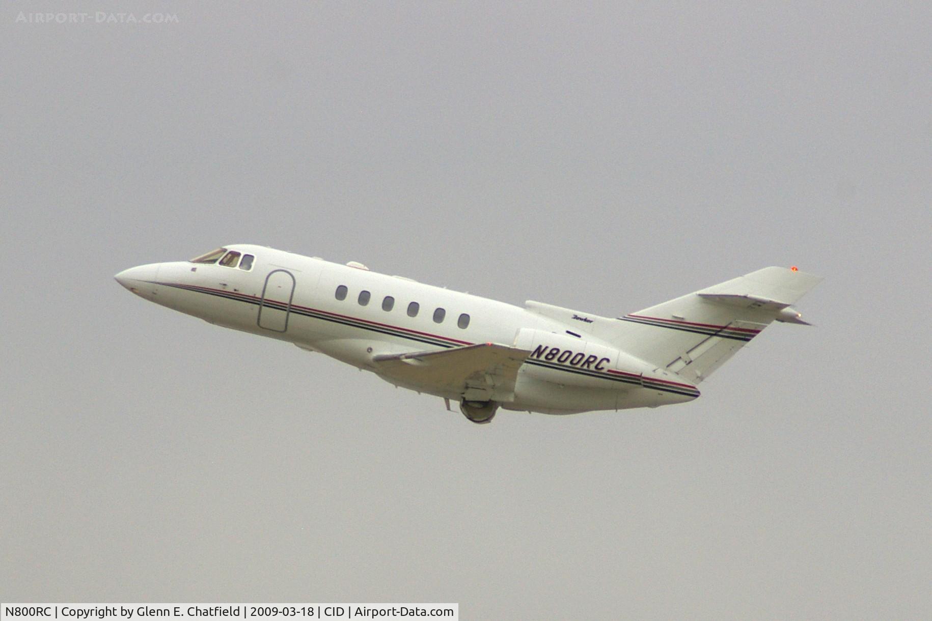 N800RC, 2004 Raytheon Hawker 800XP C/N 258660, Climbing out after taking off Runway 9