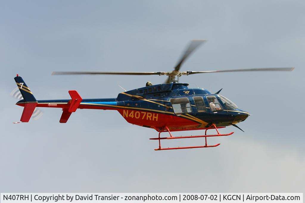 N407RH, 1998 Bell 407 C/N 53258, At KGCN Grand Canyon Airport in Arizona
