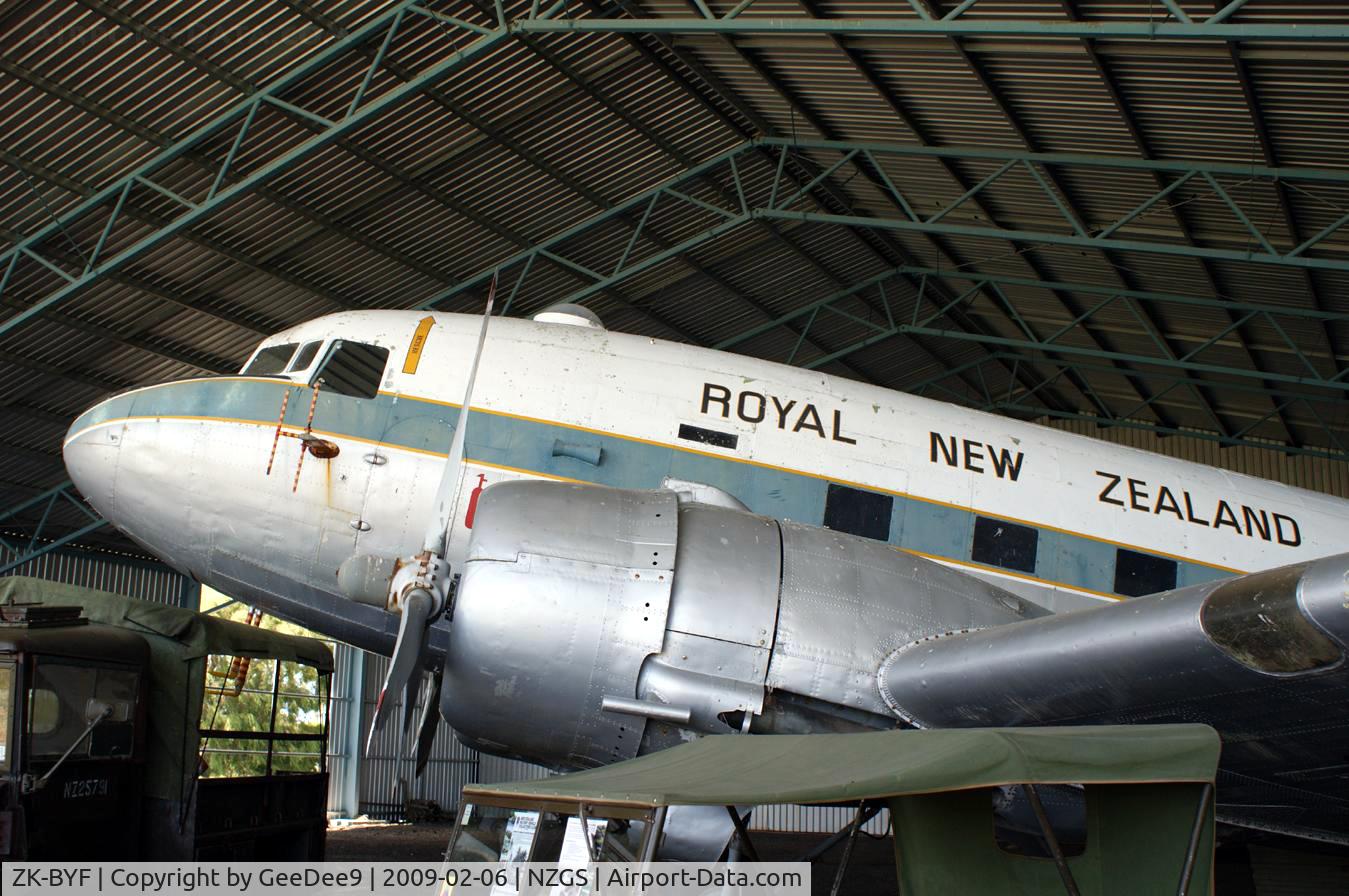 ZK-BYF, 1944 Douglas C-47B Skytrain C/N 20051, Now under cover at the Gisborne Museum