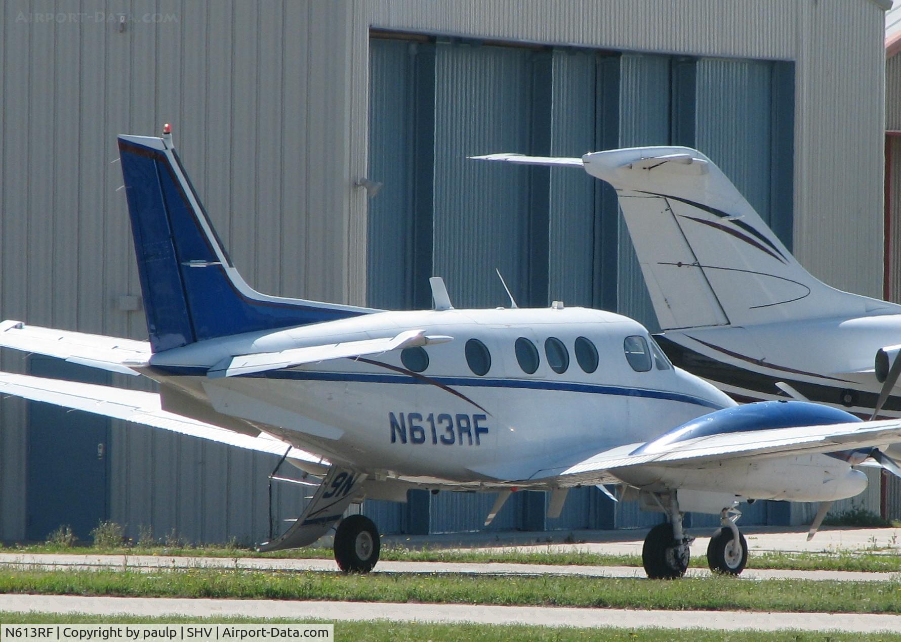 N613RF, 1983 Beech C90A King Air C/N LJ-1068, Parked at the Shreveport Regional airport.
